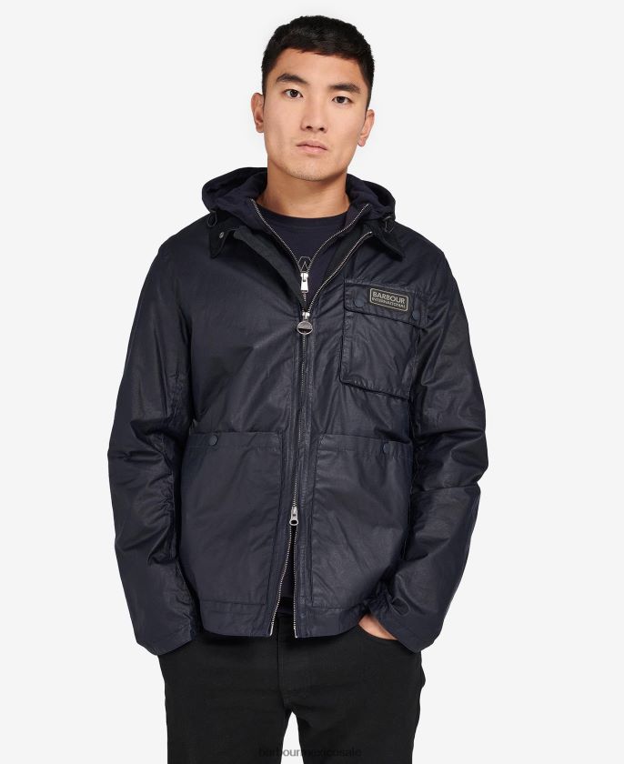 Barbour 8B6RFZ50 ropa cielo nocturno hombres chaqueta encerada del norte