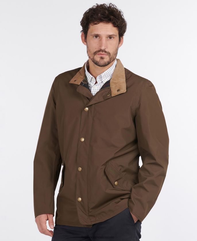 Barbour 8B6RFZ179 ropa Armada hombres chaqueta impermeable transpirable espátula