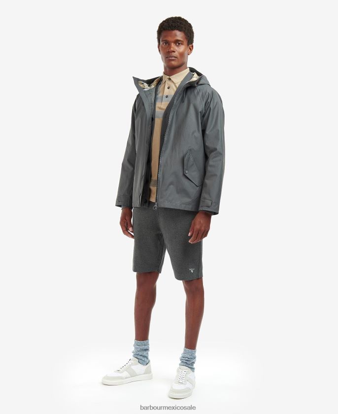 Barbour 8B6RFZ181 ropa rojizo hombres chaqueta impermeable holby