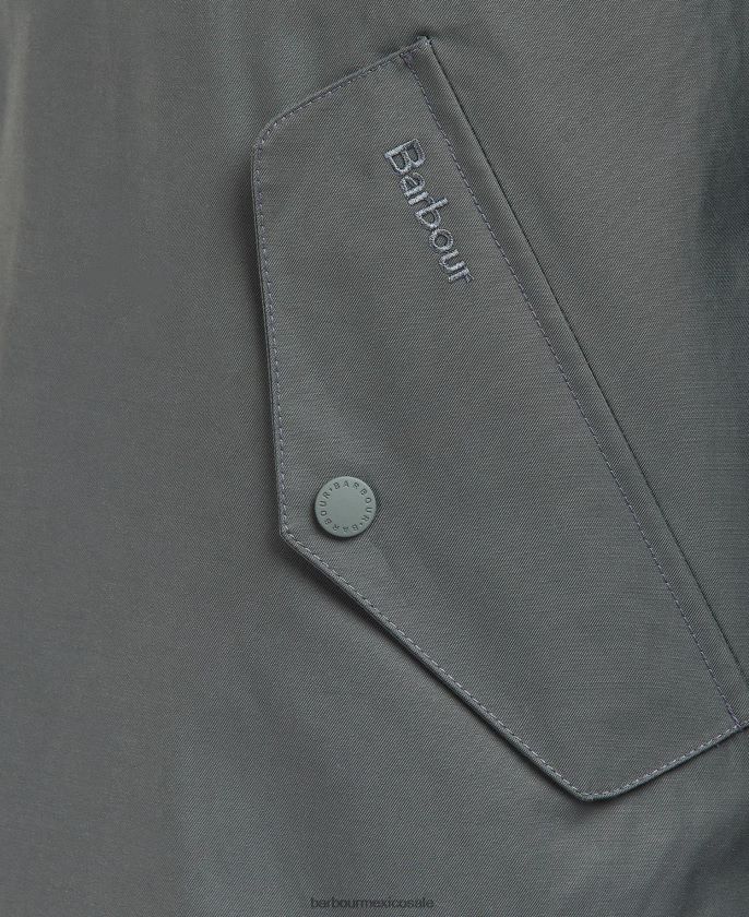 Barbour 8B6RFZ181 ropa rojizo hombres chaqueta impermeable holby