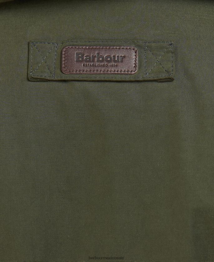 Barbour 8B6RFZ187 ropa aceituna hombres chaqueta beaconsfield