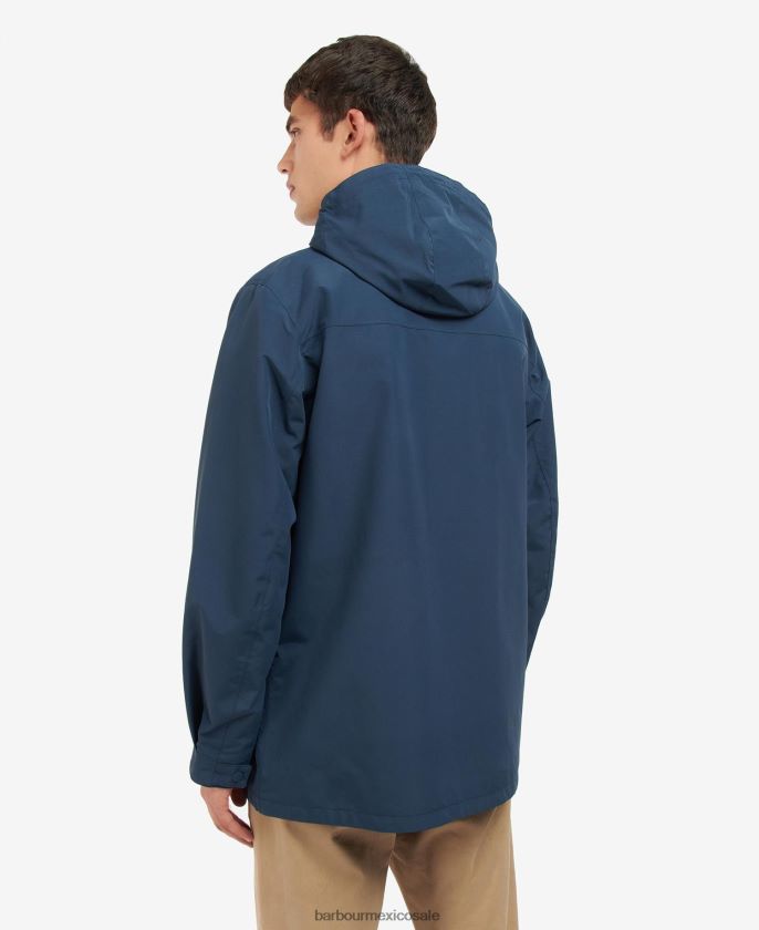 Barbour 8B6RFZ171 ropa azul marino clásico hombres parka impermeable de la ciudad de verano