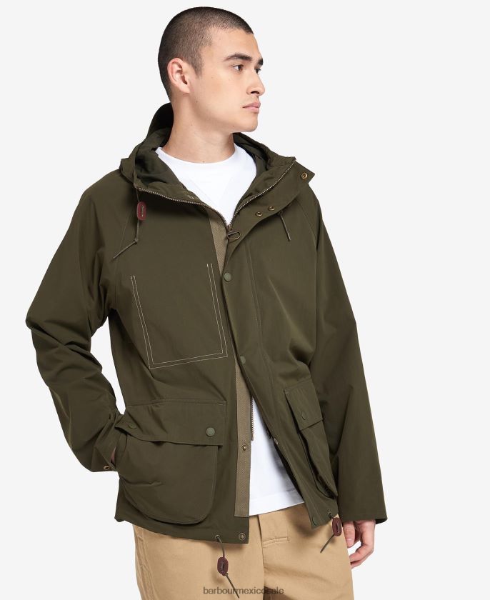 Barbour 8B6RFZ172 ropa zanja hombres parka de campo