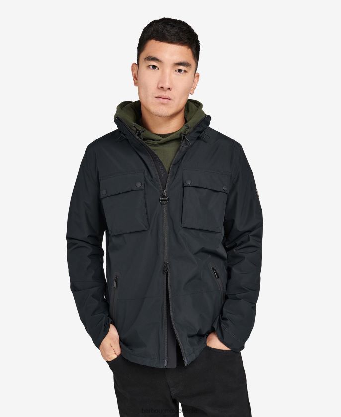 Barbour 8B6RFZ174 ropa sabio hombres chaqueta impermeable obel
