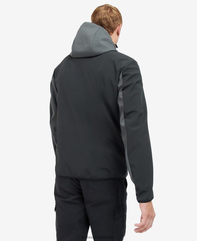 Barbour 8B6RFZ1134 ropa negro clásico hombres chaqueta merciana de forro polar y forro polar