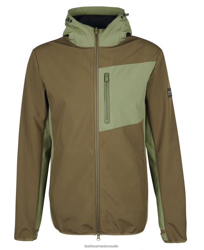 Barbour 8B6RFZ1135 ropa negro clásico hombres chaqueta merciana de forro polar y forro polar