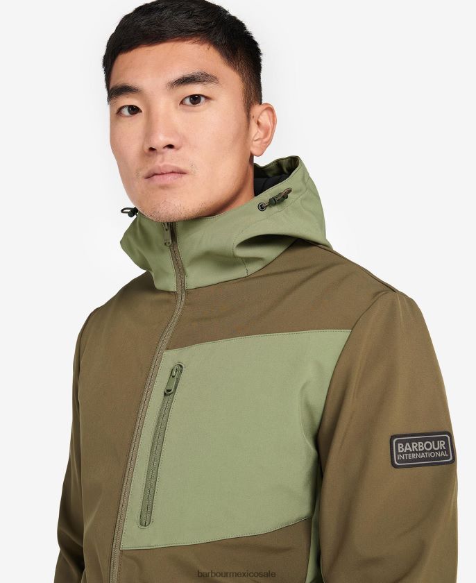 Barbour 8B6RFZ1135 ropa negro clásico hombres chaqueta merciana de forro polar y forro polar