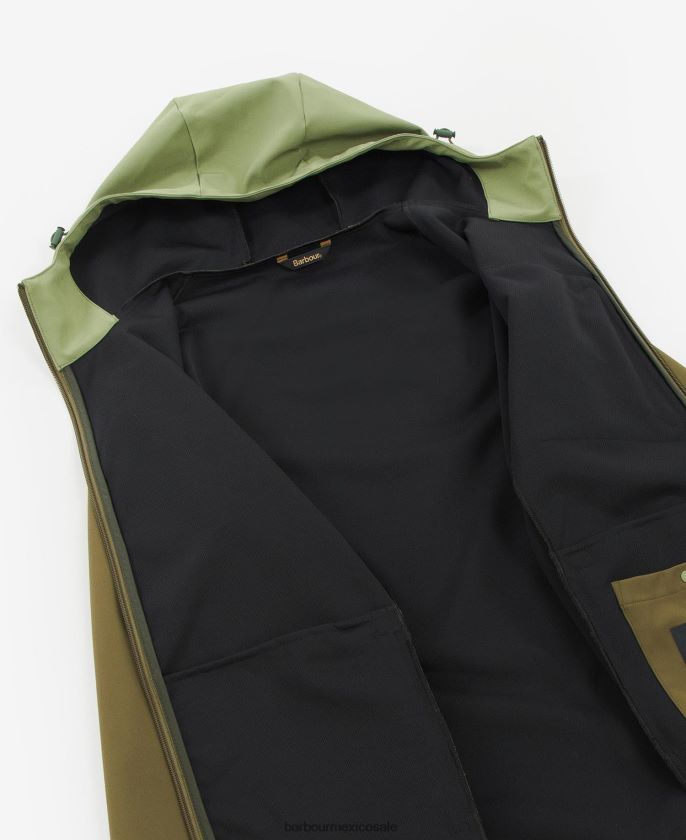 Barbour 8B6RFZ1135 ropa negro clásico hombres chaqueta merciana de forro polar y forro polar