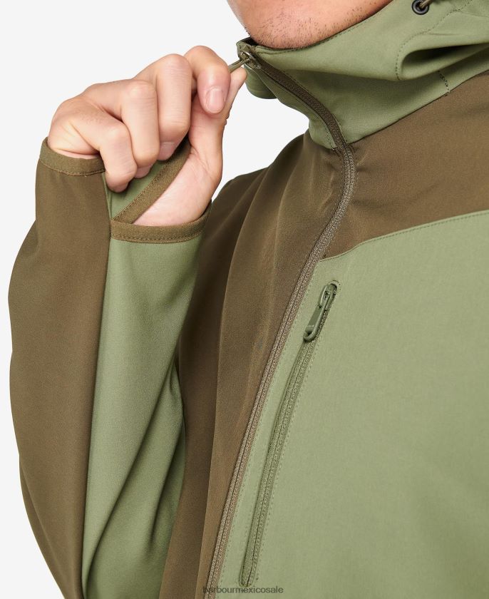 Barbour 8B6RFZ1135 ropa negro clásico hombres chaqueta merciana de forro polar y forro polar