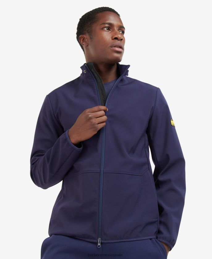 Barbour 8B6RFZ1139 ropa tinta hombres chaqueta napier shell