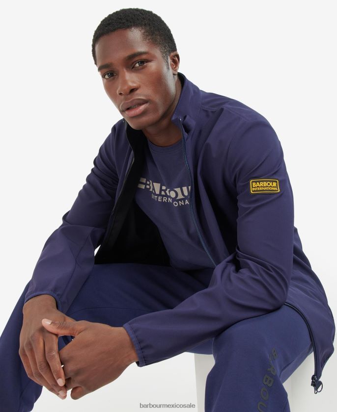 Barbour 8B6RFZ1139 ropa tinta hombres chaqueta napier shell
