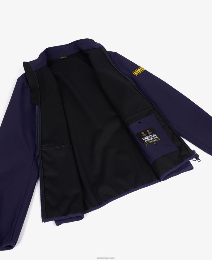 Barbour 8B6RFZ1139 ropa tinta hombres chaqueta napier shell