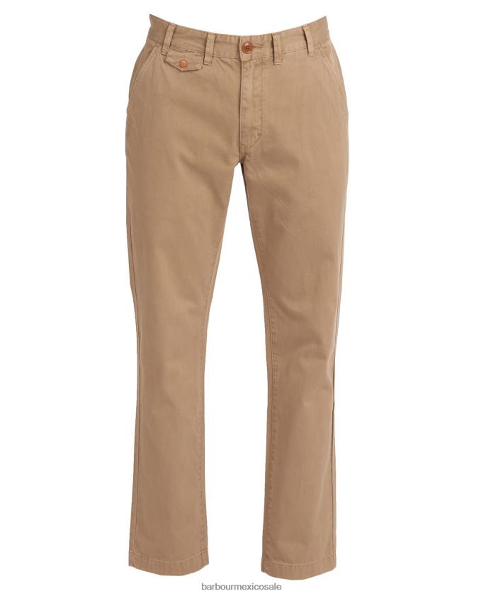 Barbour 8B6RFZ1140 ropa Armada hombres chinos de sarga neuston