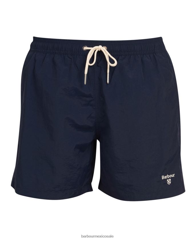 Barbour 8B6RFZ1142 ropa aceituna hombres shorts de playa de 5'' con logo esencial