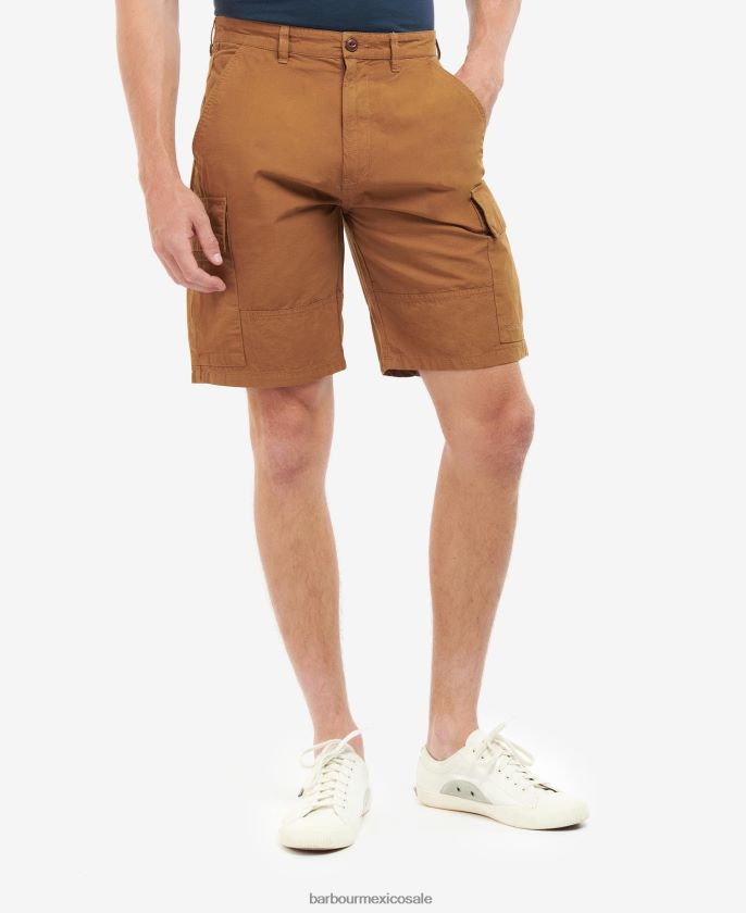 Barbour 8B6RFZ1151 ropa hiedra verde hombres shorts cargo esenciales de ripstop