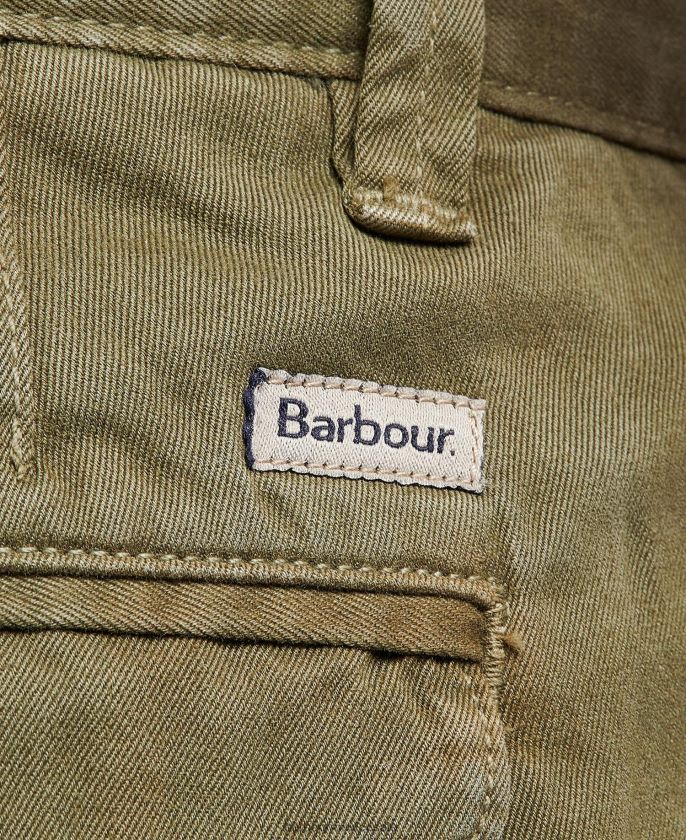 Barbour 8B6RFZ1173 ropa fuerza azul hombres shorts de sarga neuston