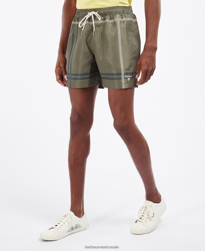 Barbour 8B6RFZ1179 ropa Armada hombres shorts de baño blaine