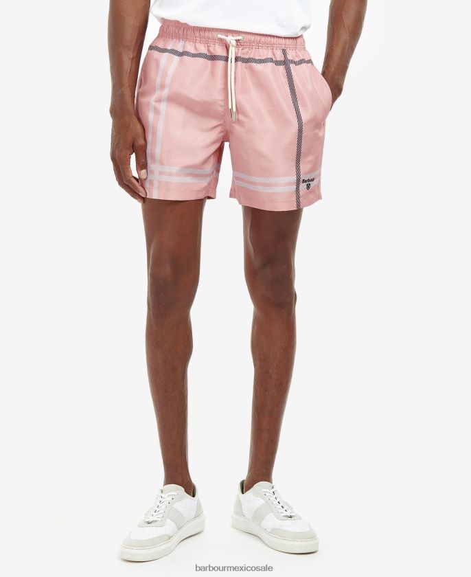 Barbour 8B6RFZ1191 ropa hiedra verde hombres shorts de baño blaine