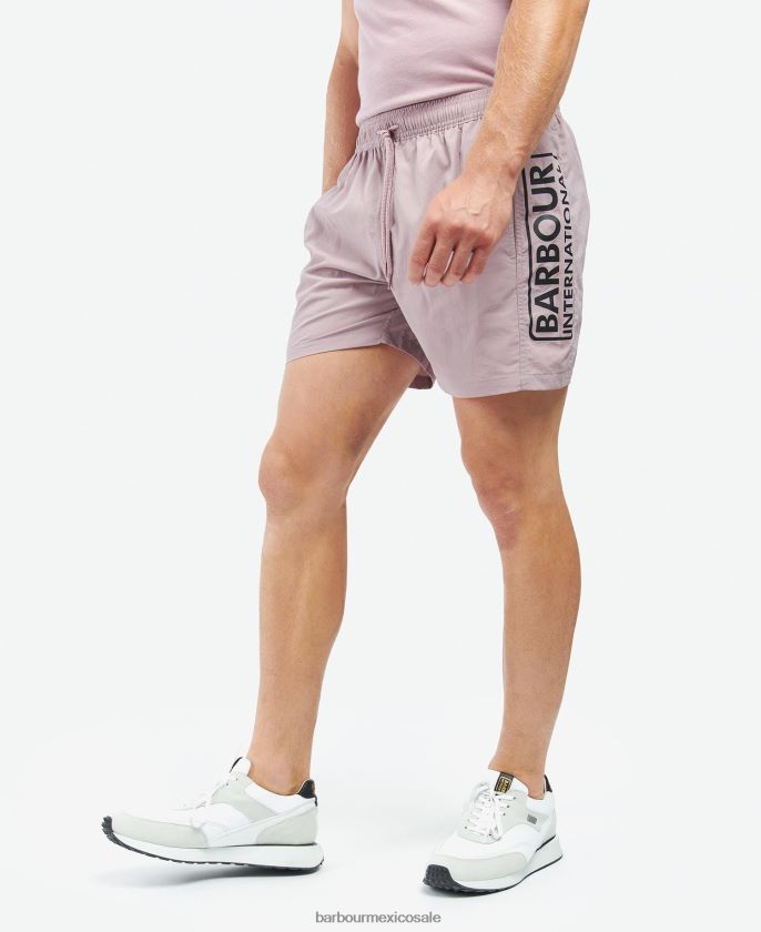 Barbour 8B6RFZ1203 ropa cielo nocturno hombres shorts de playa con logo grande