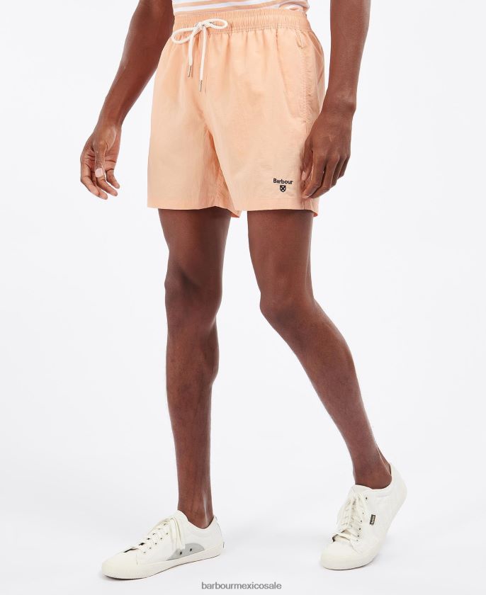 Barbour 8B6RFZ1212 ropa arenas de coral hombres shorts de playa con logo