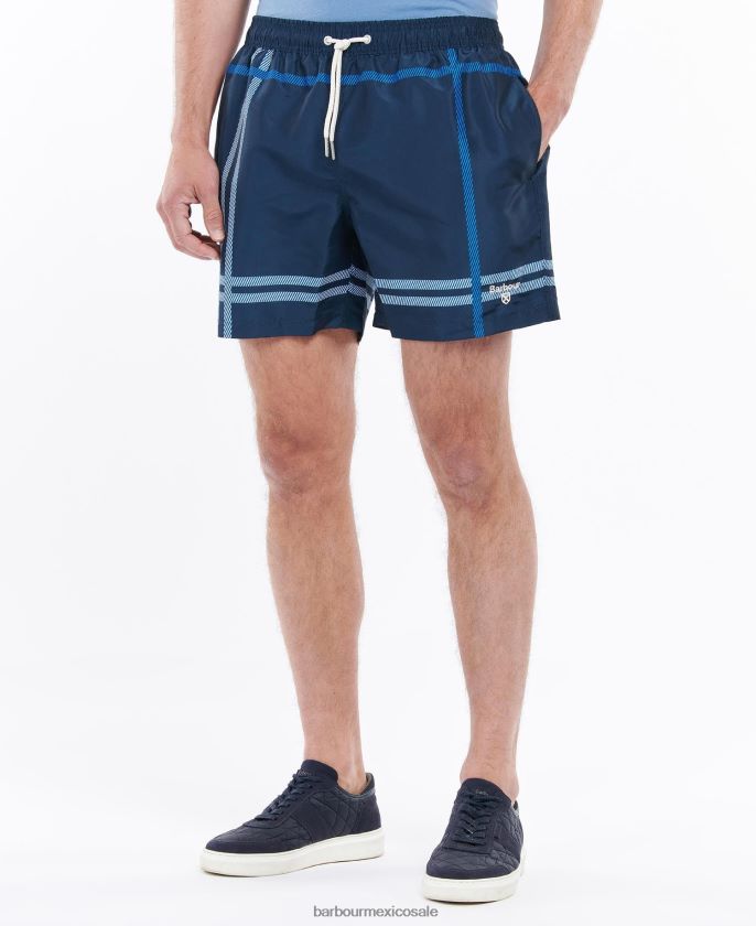 Barbour 8B6RFZ1216 ropa Armada hombres shorts de baño blaine