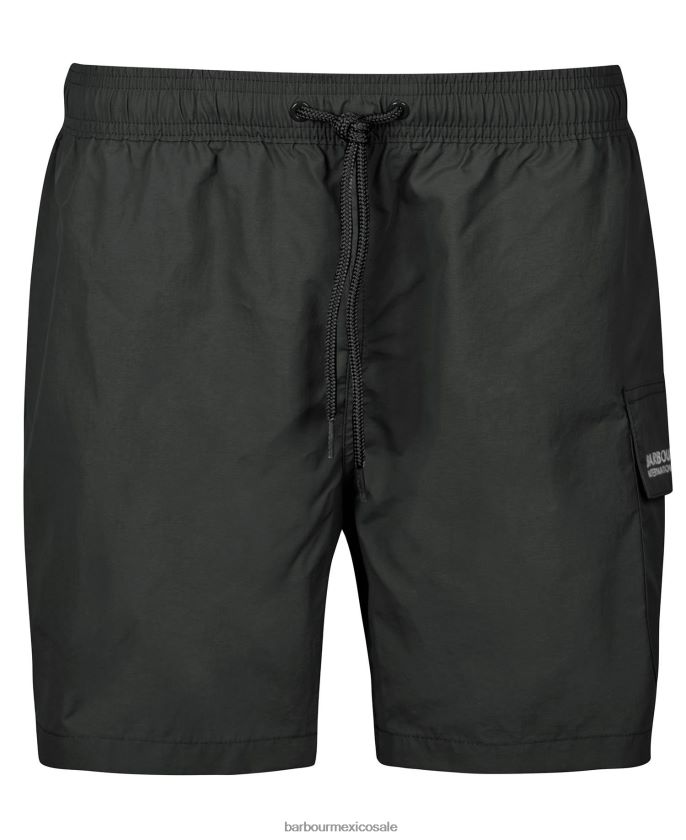 Barbour 8B6RFZ1217 ropa horizonte azul hombres shorts de baño con bolsillo