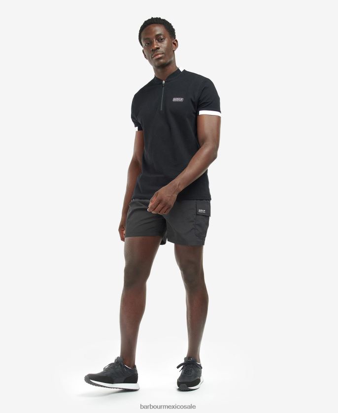 Barbour 8B6RFZ1217 ropa horizonte azul hombres shorts de baño con bolsillo