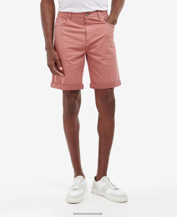 Barbour 8B6RFZ1235 ropa azul lavado hombres pantalones cortos de sarga