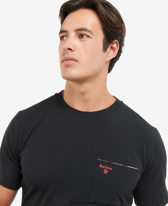 Barbour 8B6RFZ1240 ropa tartán azul marino de verano hombres conjunto pijama bailes