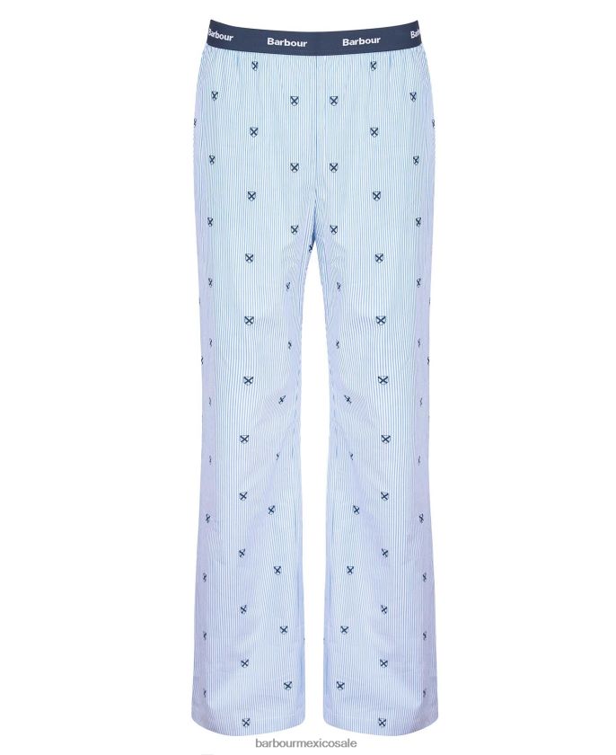 Barbour 8B6RFZ1241 ropa azul clásico hombres pijama de tomas