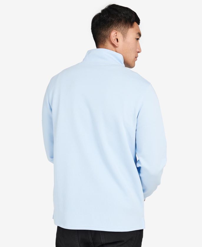 Barbour 8B6RFZ1000 ropa negro clásico hombres media cremallera de resorte