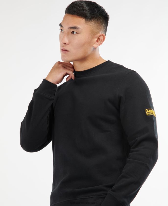 Barbour 8B6RFZ1008 ropa bosque verde hombres insignia de jersey internacional