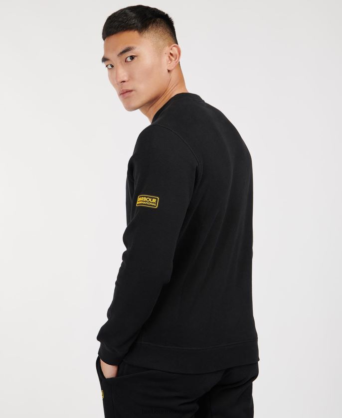 Barbour 8B6RFZ1008 ropa bosque verde hombres insignia de jersey internacional