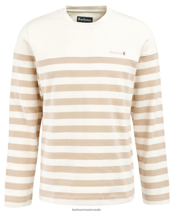 Barbour 8B6RFZ1011 ropa aceituna quemada hombres equipo de la raya de Firthmoor