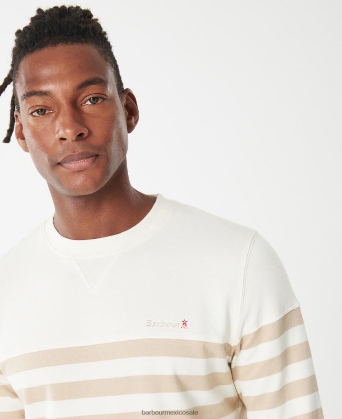 Barbour 8B6RFZ1011 ropa aceituna quemada hombres equipo de la raya de Firthmoor