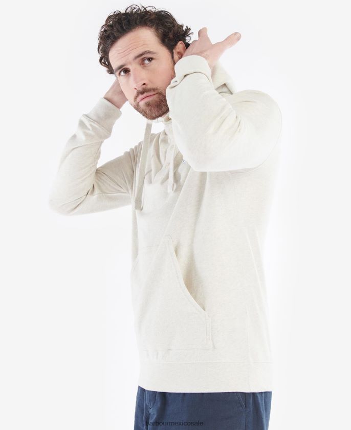 Barbour 8B6RFZ1022 ropa gris marga hombres sudadera con capucha