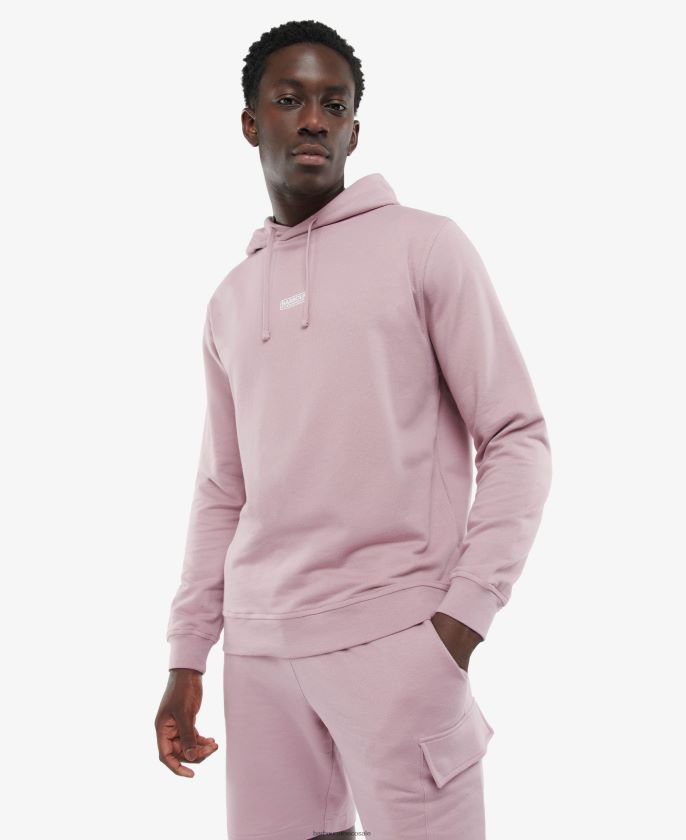 Barbour 8B6RFZ1045 ropa cardo oscuro hombres sudadera con capucha