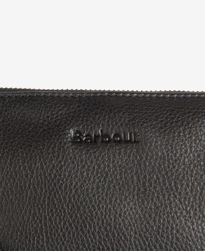 Barbour 8B6RFZ2388 accesorios marrón clásico mujer bandolera Lochy de piel