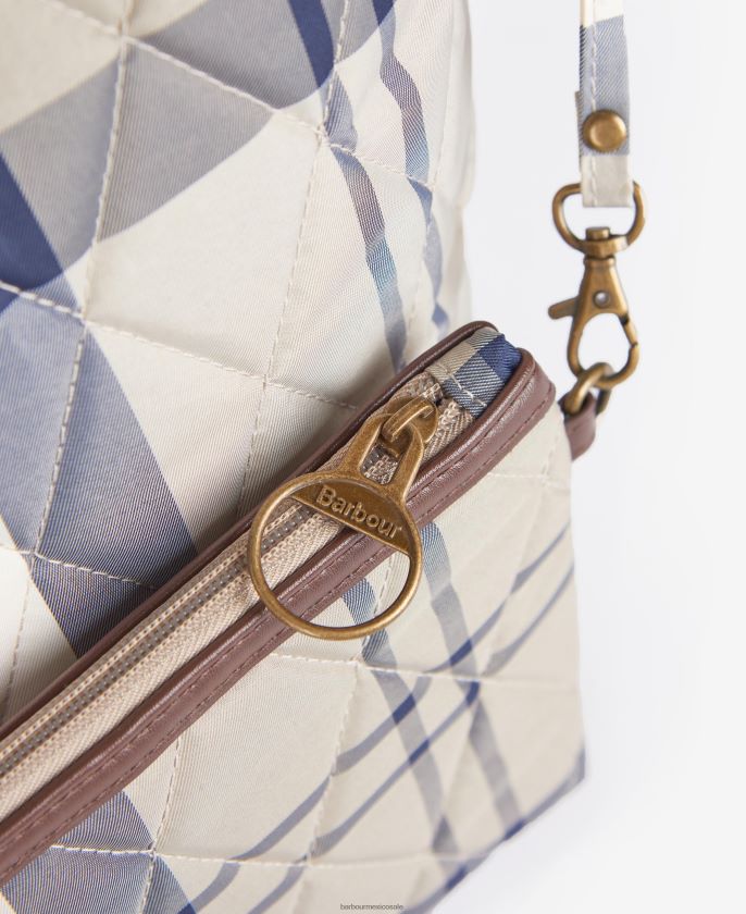 Barbour 8B6RFZ2389 accesorios tartán clásico mujer bolso shopper acolchado Wetherham