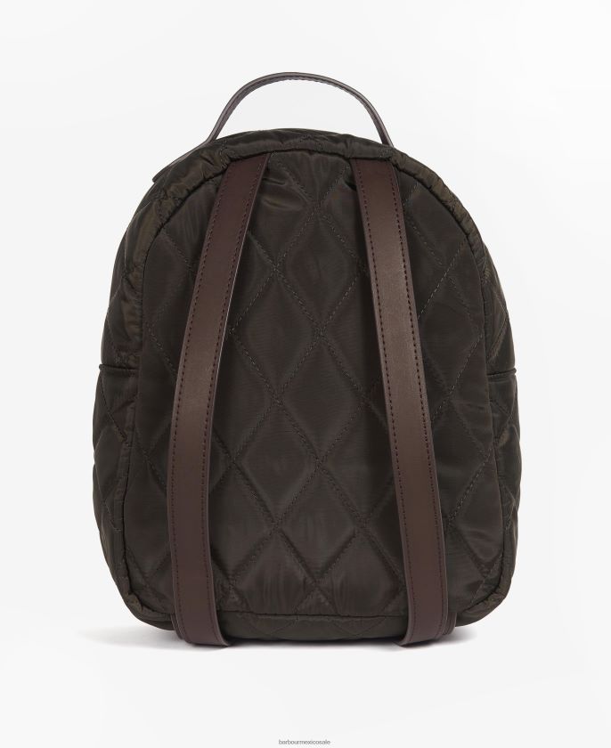 Barbour 8B6RFZ2392 accesorios arpillera mujer mochila acolchada witford