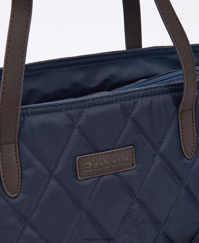 Barbour 8B6RFZ2395 accesorios tartán clásico mujer bolso shopper capitonado Witford