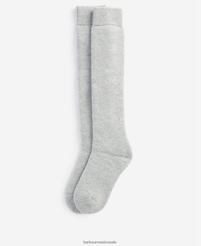 Barbour 8B6RFZ2469 accesorios Rosa Rosa mujer calcetines hasta la rodilla