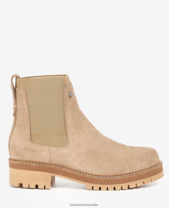 Barbour 8B6RFZ2084 calzado gris pardo mujer botas dixie