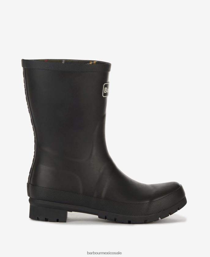 Barbour 8B6RFZ2161 calzado negro mujer botas de agua banbury