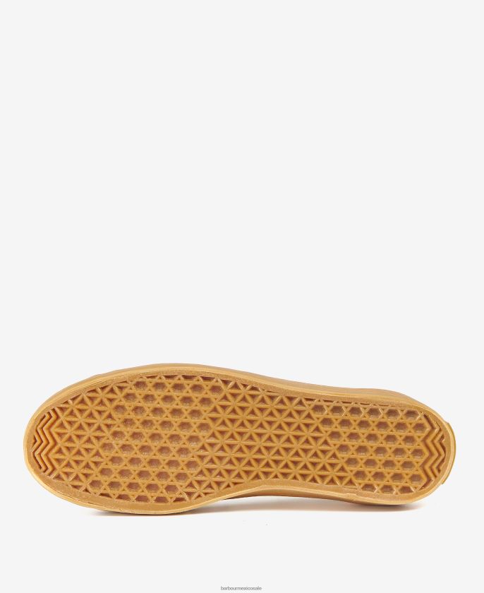 Barbour 8B6RFZ2128 calzado crudo/goma mujer tenis portree de lona