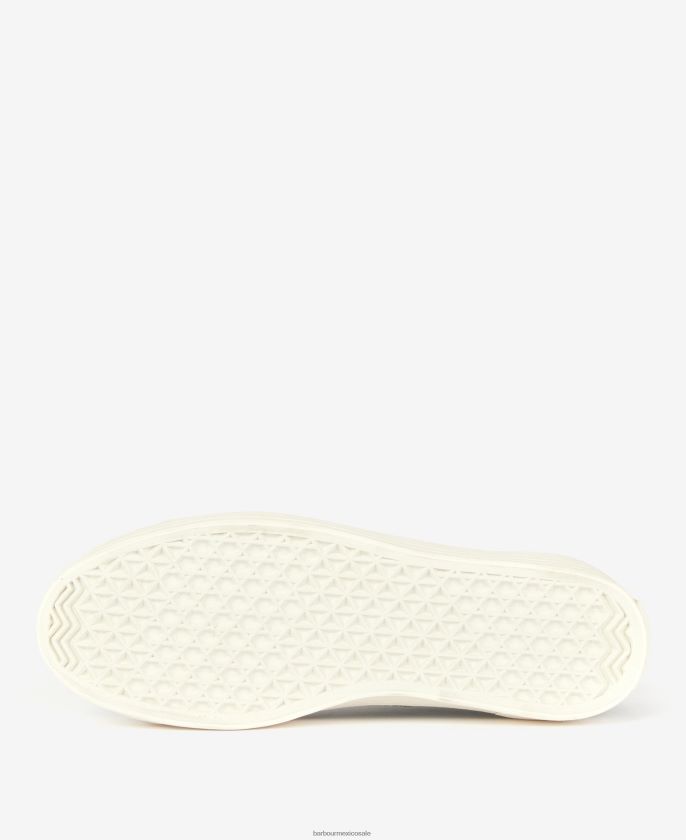 Barbour 8B6RFZ2135 calzado crudo/goma mujer tenis portree de lona