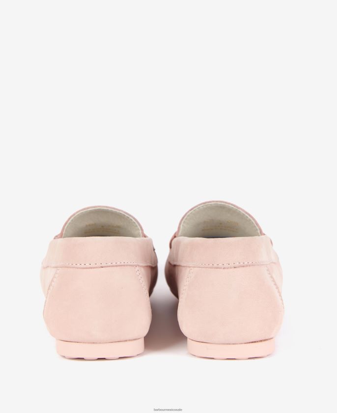 Barbour 8B6RFZ2143 calzado rojo clásico mujer zapatos de conducción astrid