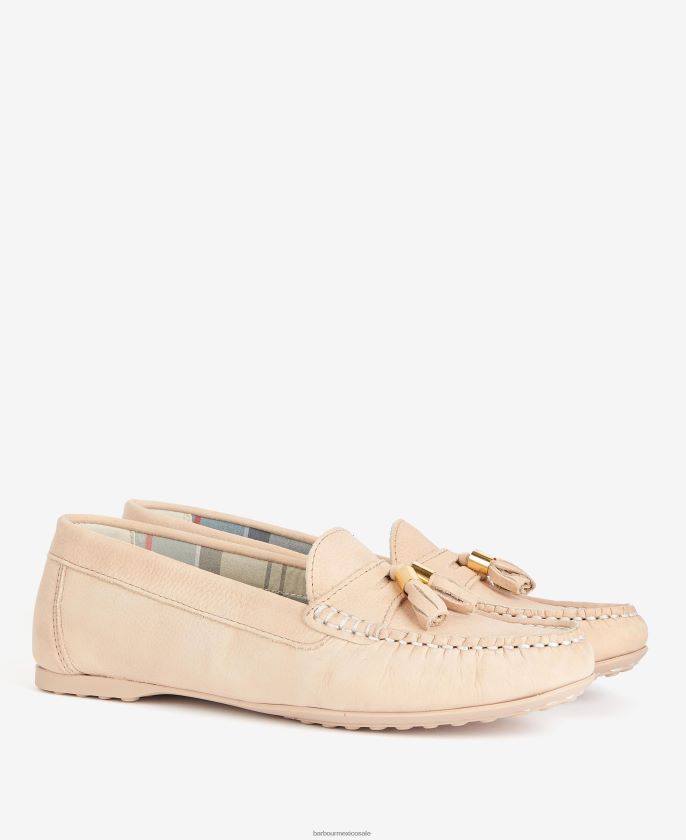 Barbour 8B6RFZ2144 calzado durazno mujer mocasines myla