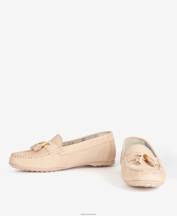 Barbour 8B6RFZ2144 calzado durazno mujer mocasines myla