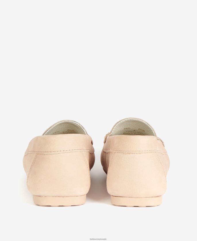 Barbour 8B6RFZ2144 calzado durazno mujer mocasines myla